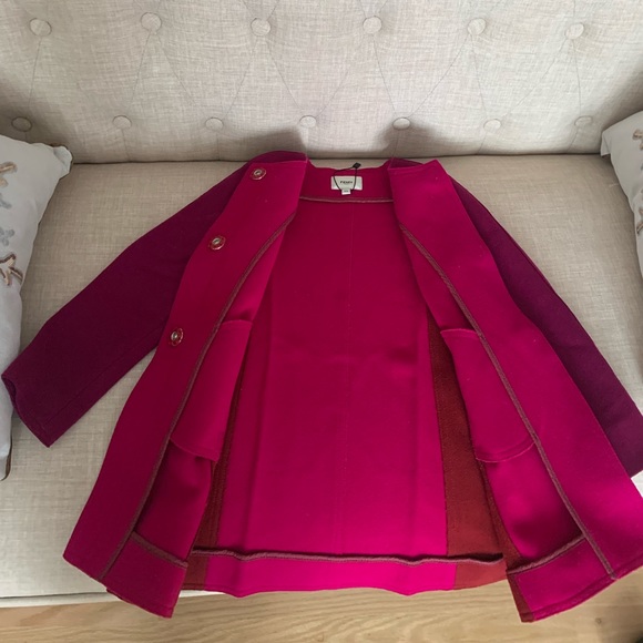 Authentic Fendi girl goat wool cashmere pink sz 4-5yo - Picture 4 of 15